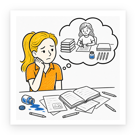 A mother wondering why her homeschool isn't working